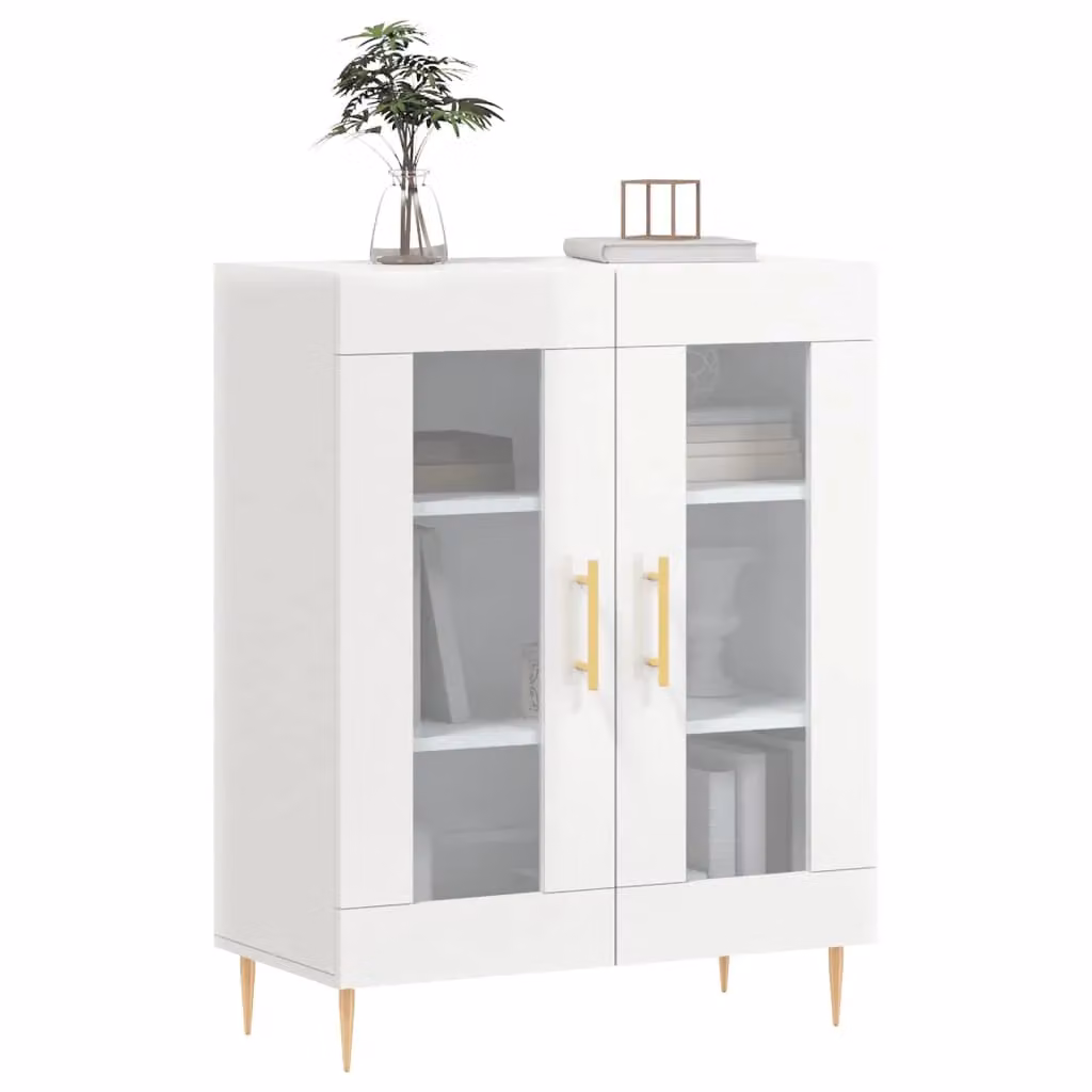 Berkfield Home High Gloss White Sideboard, W/D/H: 69.5 x 34 x 90 cm – 2
