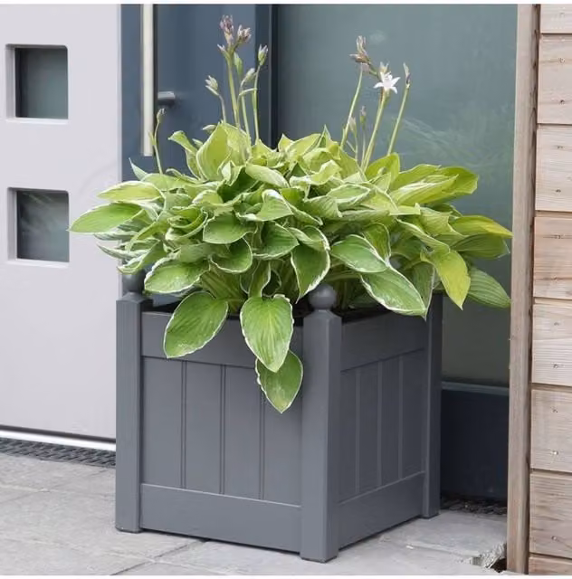 AFK Small Classic Painted Tub Planter in Charcoal Grey