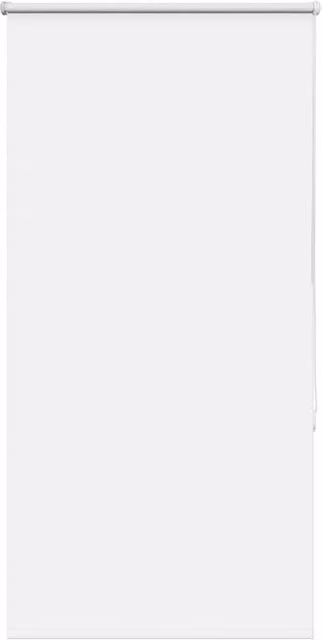 Berkfield Home White Blackout Roller Blind, Thermal Insulating Polyester, W: 75 cm, H: 150 cm