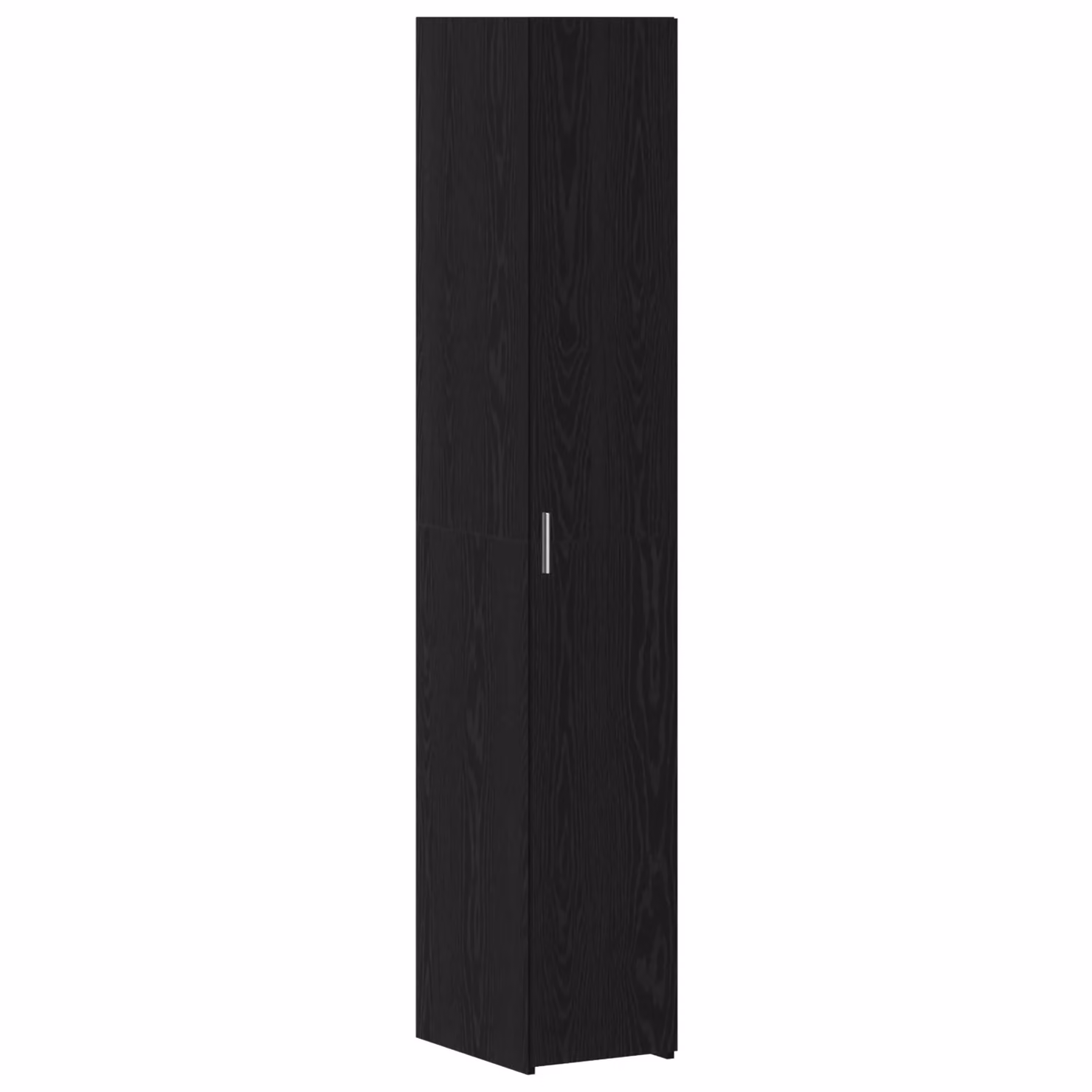 Berkfield Home Modern Black Oak Highboard with Hinged Doors and Internal Shelves, W/D/H: 30 x 42.5 x 185 cm – 2
