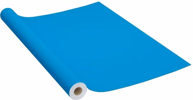Berkfield Home Self-adhesive PVC Furniture Film, 2 Pack, Blue, W/H: 90 x 500 cm