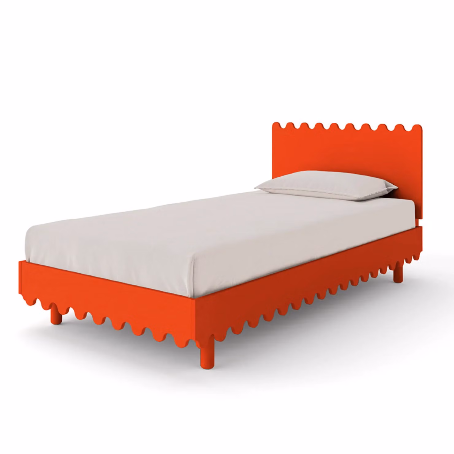 Oeuf NYC Moss Single Bed in Red – 2