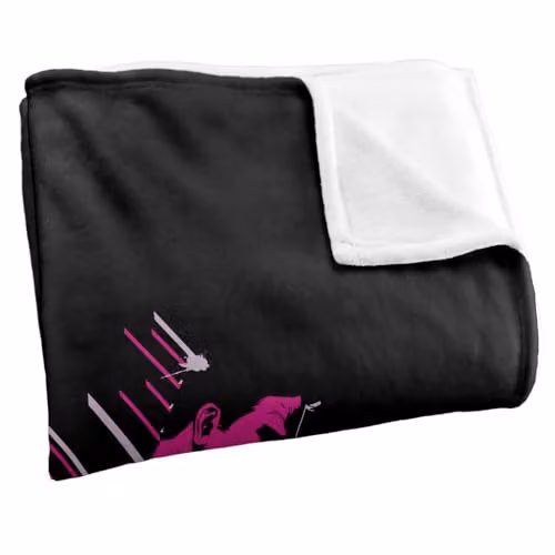 Warner Bros. Superman Man of Steel Kids Pink Splatter Super Soft Fleece Throw Blanket – 2