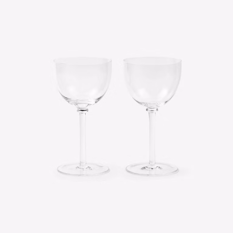 Service Projects Walter 05 Martini Cocktail Glass Set of 2 Transparent Crystal Glass