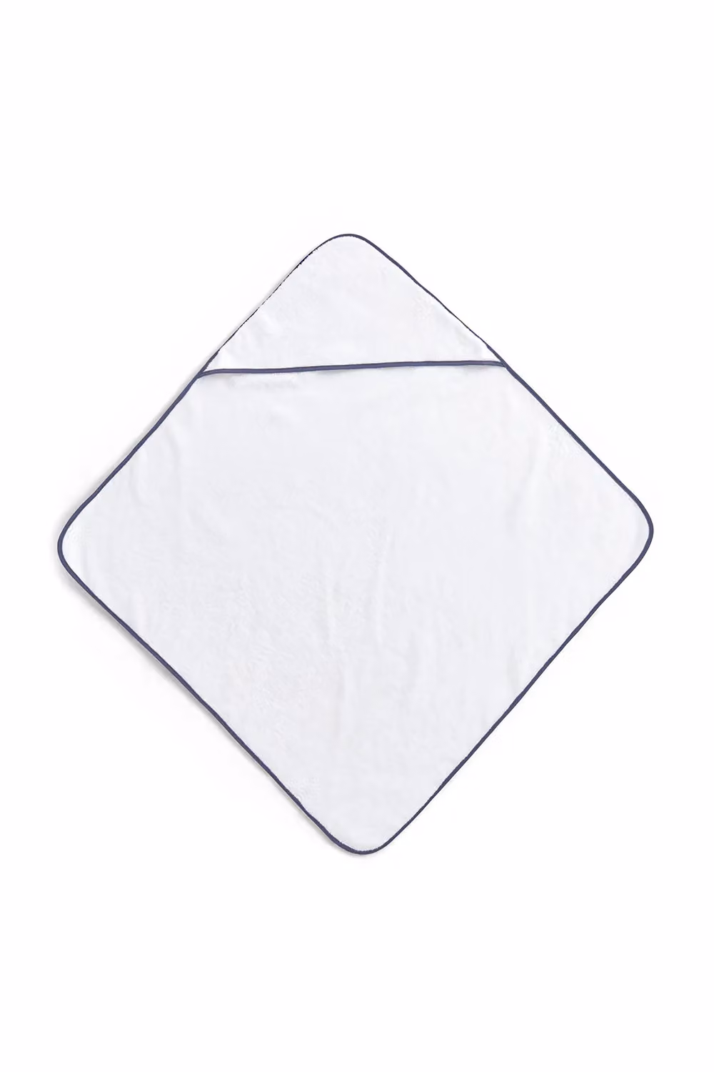 CHRISTY Super Soft Cotton Hooded Baby Bath Towel in Blue and White – 2