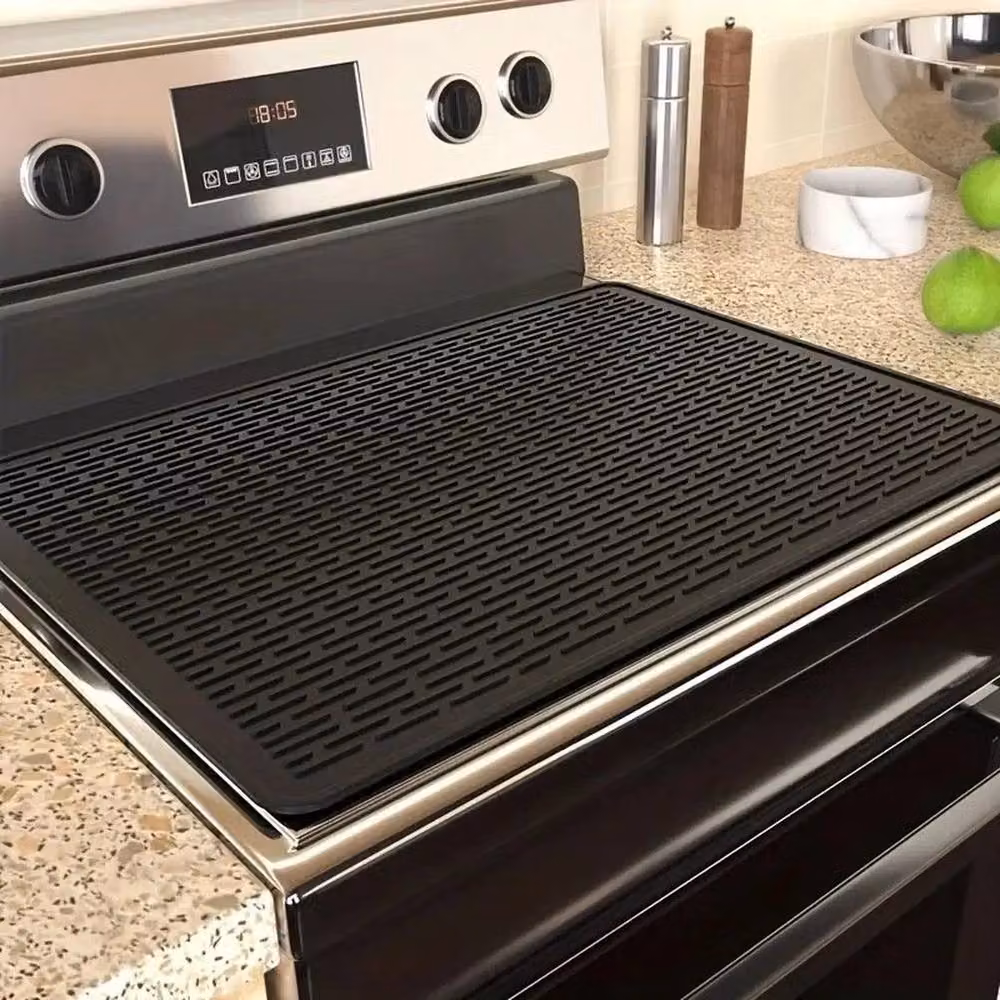 Havendro Silicone Induction Hob Protection Mat, Scratch-Proof and Oil-Resistant, Black – 3