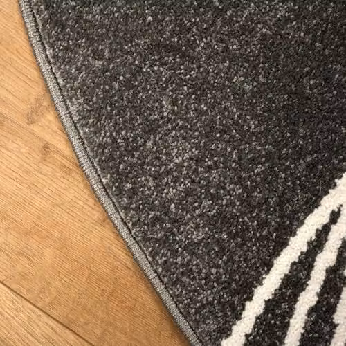 Bravich Grey Stars Kids Round Rug, Diameter: 160 cm – 7