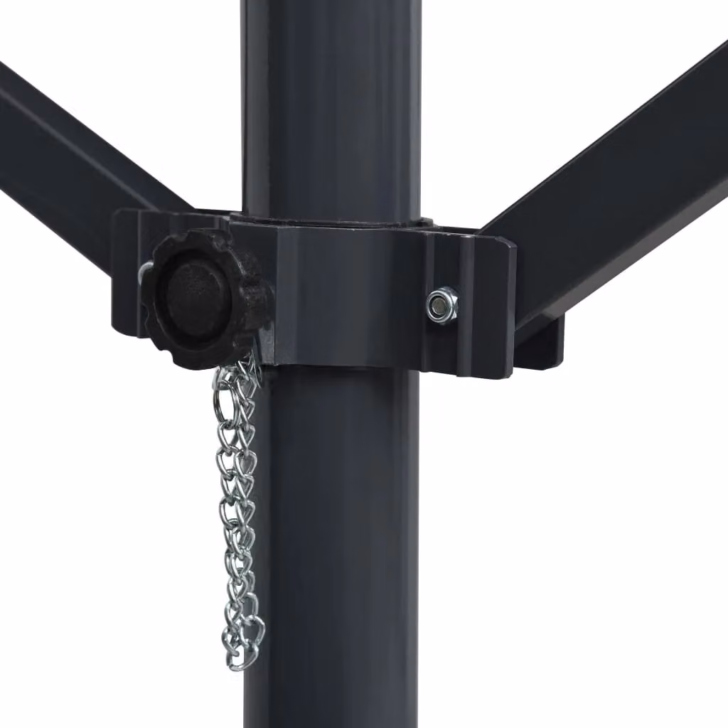 Berkfield Home Free Standing Awning in Anthracite Black, W: 600 cm, D: 300 cm – 4