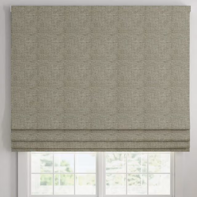 ANTE DECOR Olympus Made To Measure Blackout Roman Blind in Silver