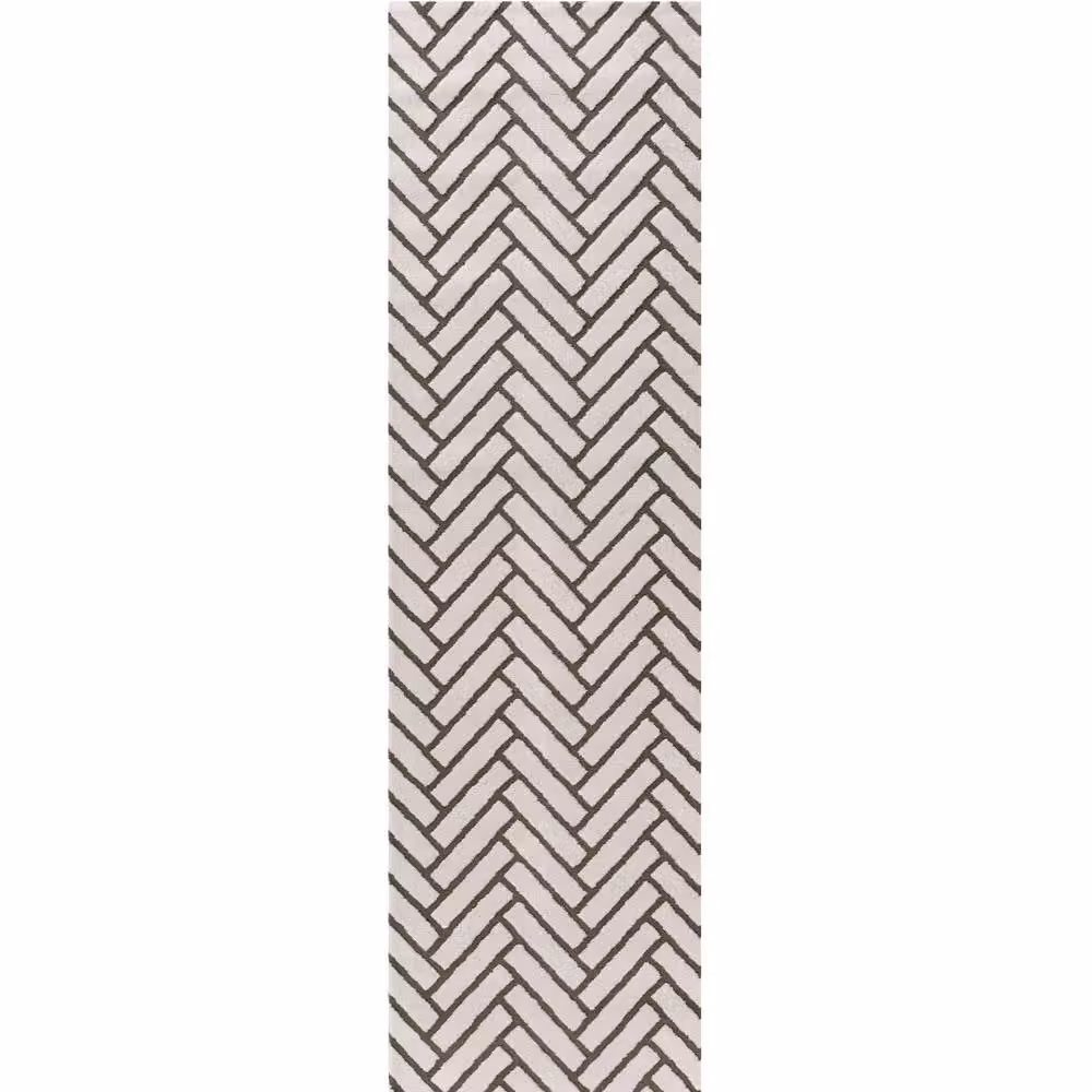 THE RUGS Loft Herringbone Soft Pile Area Rug in Olive Green, W: 80 cm x L: 150 cm – 7
