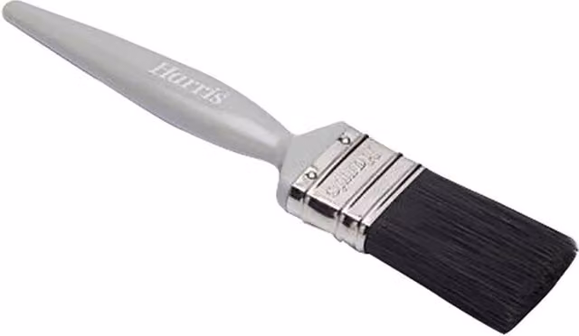 Harris Essentials Flat Gloss Paint Brush, 12mm, White