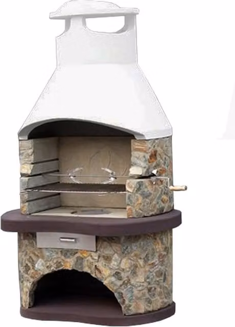 Callow Tampere Modern Masonry BBQ in White