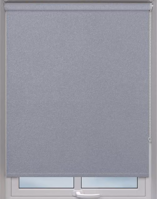 Terrys Legacy Made to Measure Blackout Roller Blind in Plain Black, Blue or Grey