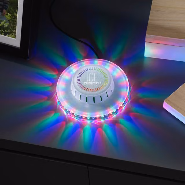 Menkind RED5 Disco 48 LED 360 Dazzling Ice Light in Clear and Multicolour
