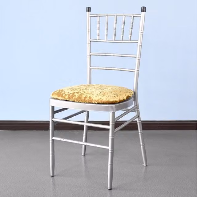 Neel Blue Velvet Dining Chair Seat Cover, Stretchy Polyester Slipcover with Non-Slip Design