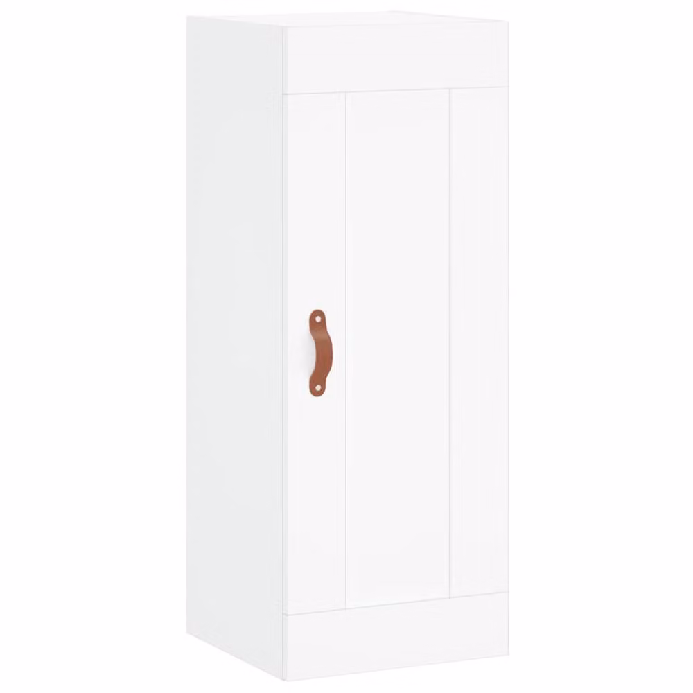 Berkfield Home Wall Mounted Cabinet in White, W/D/H: 34.5 x 34 x 90 cm – 3