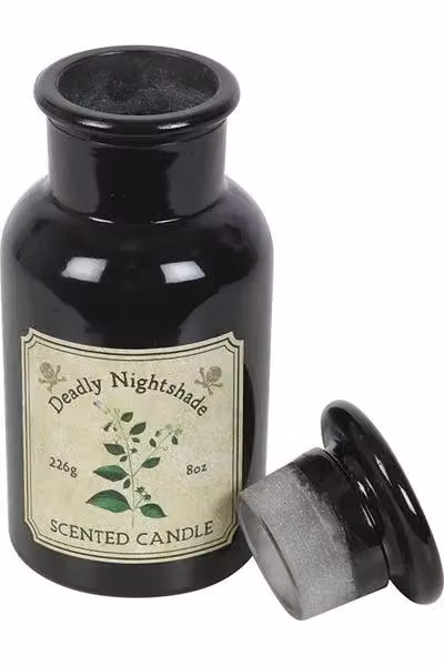 KDMD Deadly Nightshade Floral Tabletop Candle in Black – 3