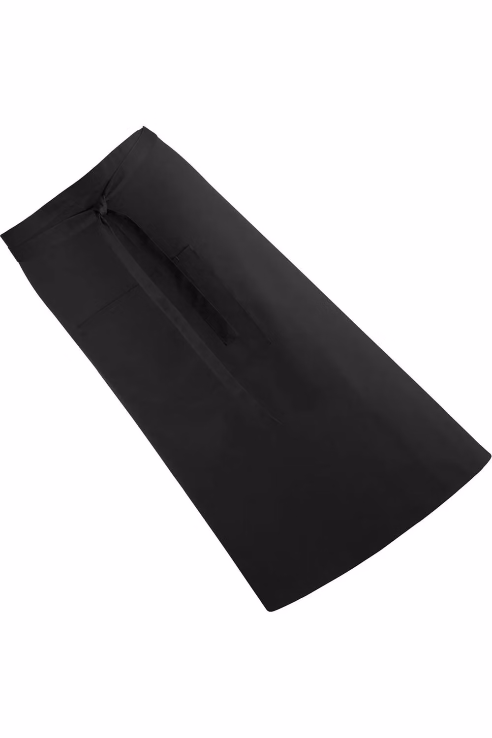 Premier Colours Black Poly-Cotton Long Continental Style Bar Apron Workwear, Pack of 2 – 2