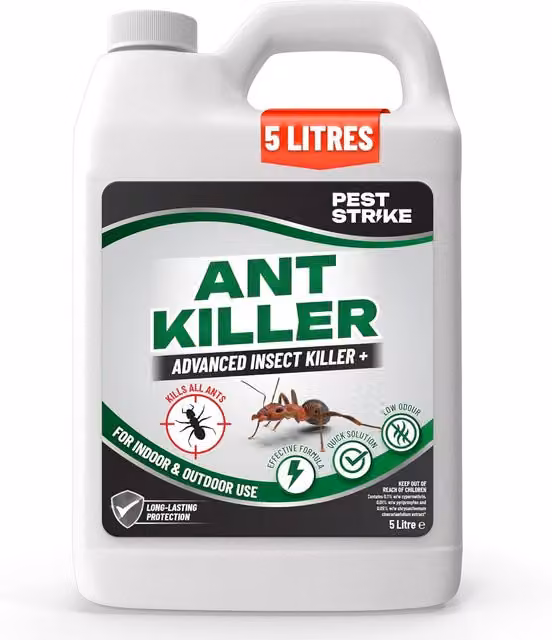 Pest Strike Ant Killer Spray for Indoor and Outdoor Use, Green and White
