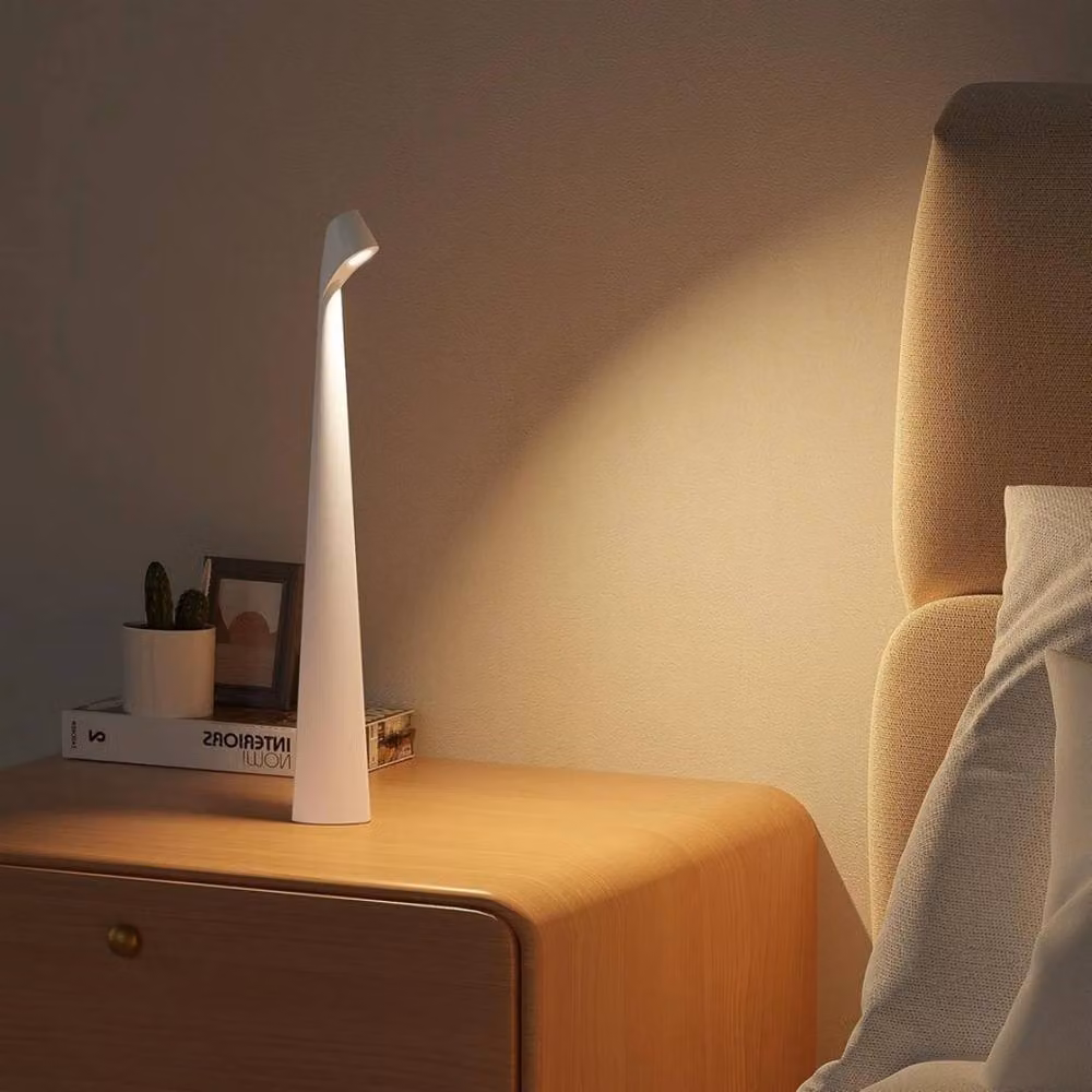 Havendro White Cordless LED Table Lamp, USB Rechargeable and Dimmable, Height: 35 cm – 3