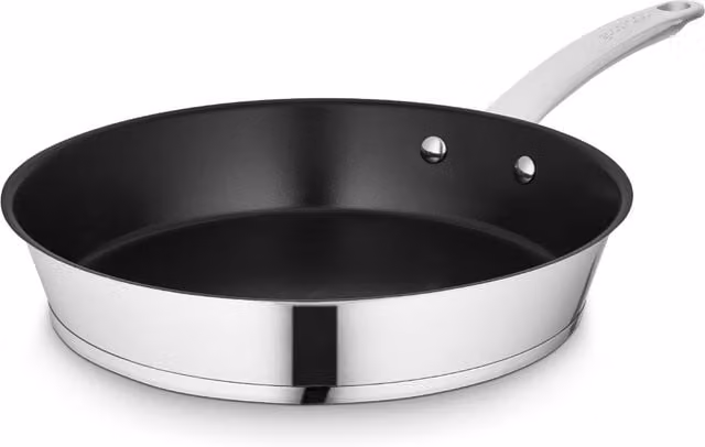Tower GF900262 Silver Ceramic Frying Pan, 28 cm