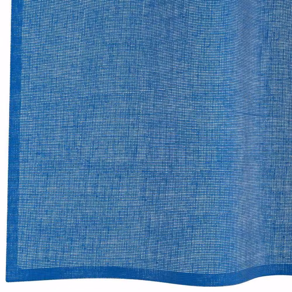Berkfield Home Royal Blue Voile Fabric Panel Curtains with Eyelets, 2 Pack, W: 140 cm, H: 260 cm – 5