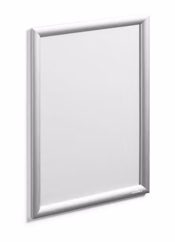 Durable Aluminium Snap Frame A3 in Silver for Wall Mounting