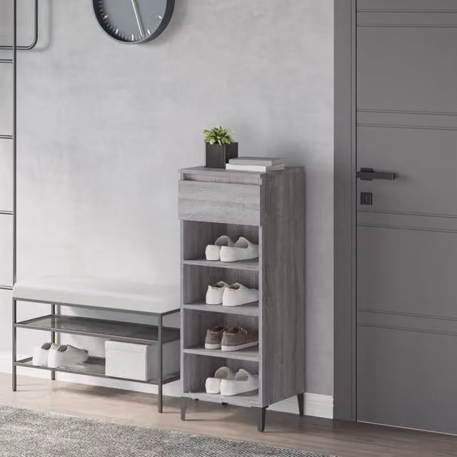 Berkfield Home Grey Sonoma Shoe Rack, W/D/H: 40 x 36 x 105 cm – 1