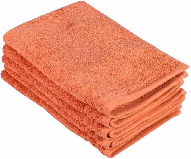 ARTG Fluffy Cotton Terry Guest Towel in Pink