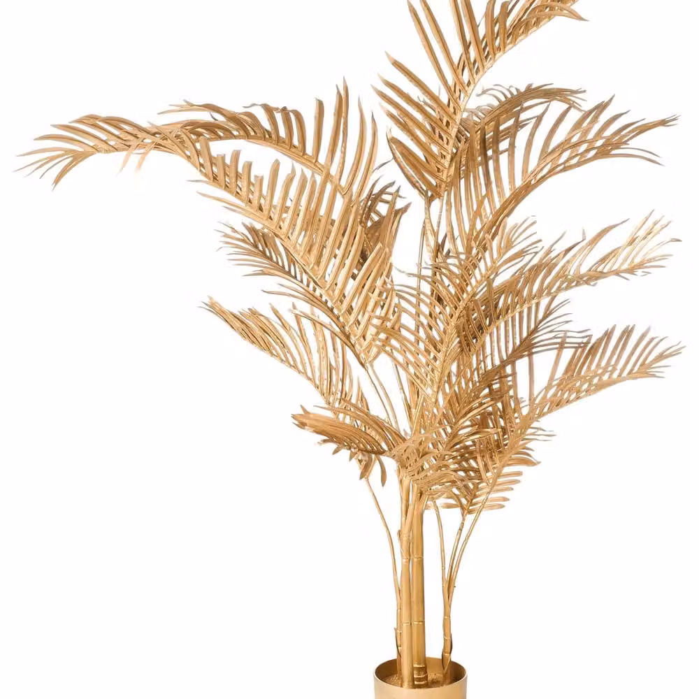 Wyld and Coco Gold Faux Palm Tree, 160cm Height – 2