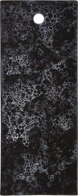 Orsina Black Marble Effect Stoneware Rectangular Serving Platter – 1