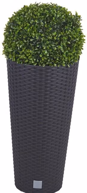 URBNLIVING Elegant Tabletop Garden Planters in Brown, Grey or Black, W/D/H: 20 x 20 x 38.5 cm
