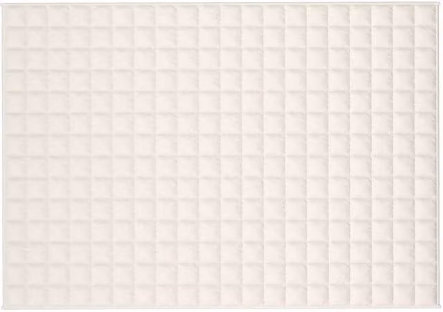Berkfield Home Weighted Blanket in Beige, Single, 6 kg, W: 140 cm, D: 200 cm