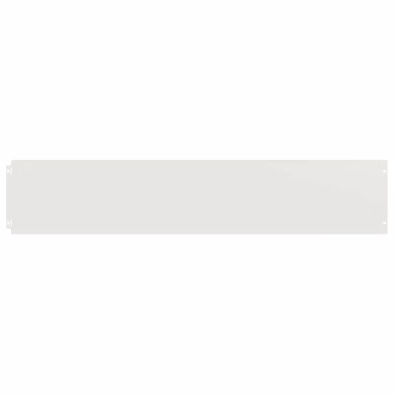 Berkfield Home White Cold-rolled Steel Lawn Edgings, 30 Pieces, H x W: 20 x 103 cm