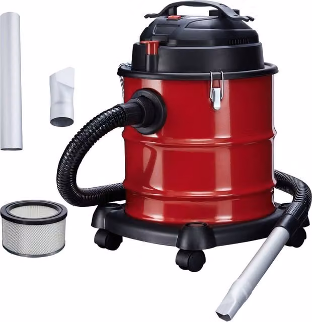AREBOS Premium Ash Vacuum Cleaner, Red