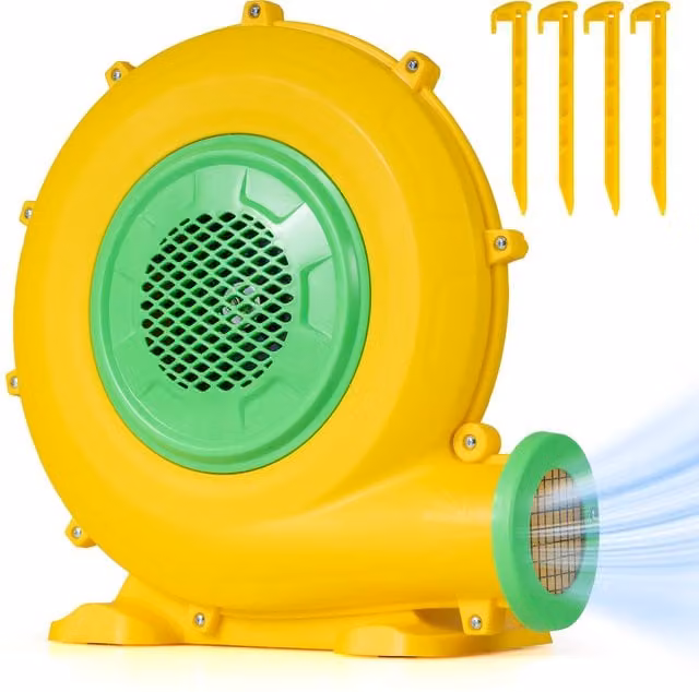 Costway 680W Bounce House Air Blower in Yellow