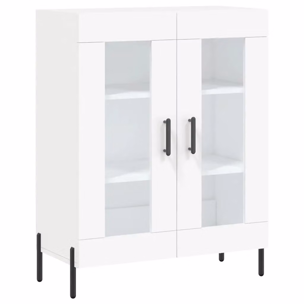 Berkfield Home White Classic Sideboard, W: 69.5 cm, D: 34 cm, H: 90 cm – 2