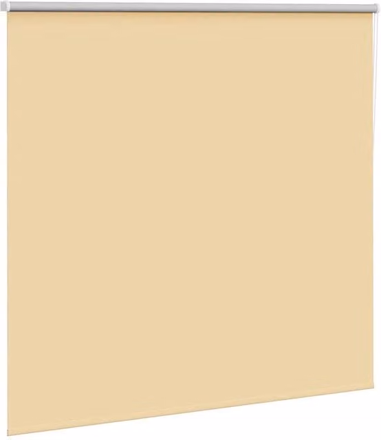 Berkfield Home Blackout Roller Blind in Beige, Thermal Insulating Polyester, W: 155 cm x H: 150 cm