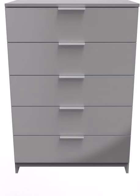 2 U Poole 5 Drawer Chest in Dark Grey – 1