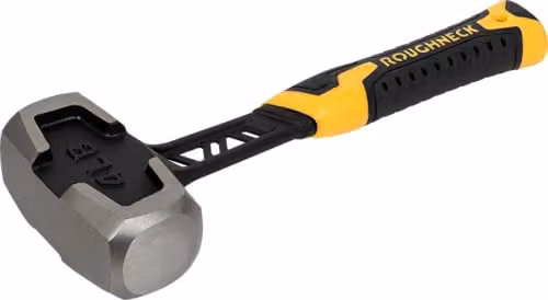 Roughneck Gorilla V-Series Forged Steel Club Hammer, Black and Multicolour, 1.8kg