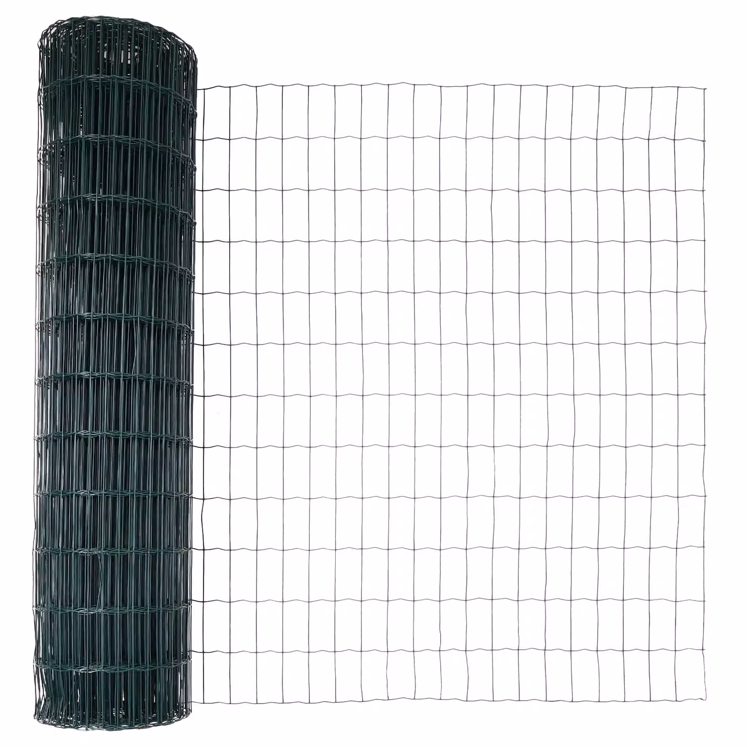 Berkfield Home Euro Fence Green PVC-Coated Steel Rectangular Fencing, 1 x 25 m – 3