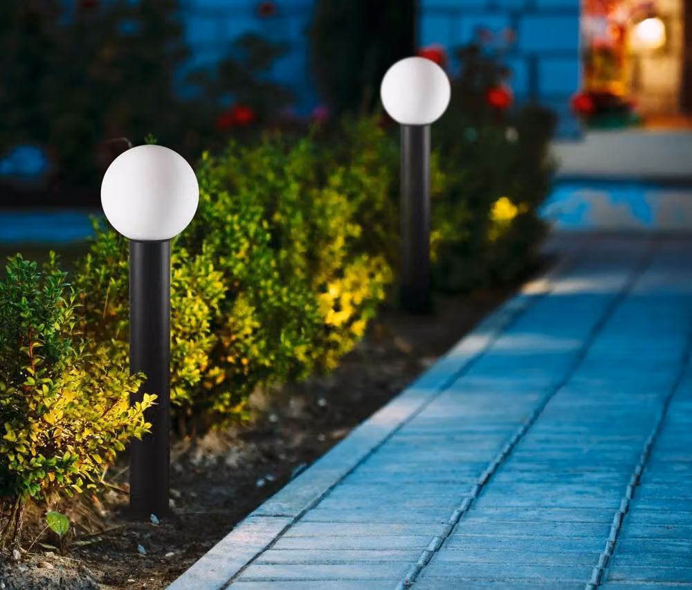 Netlighting Feltre Black Metal Outdoor Bollard IP54 – 2