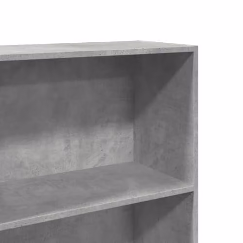 vidaXL Modern Freestanding Bookcase in Grey MDF with Back Panel, W/D/H: 60 x 30 x 189 cm – 2