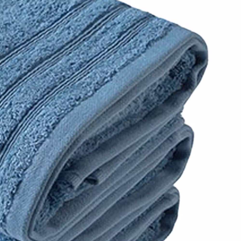ARTG Fluffy Cotton Terry Hand Towel in Blue, W: 60 cm, H: 110 cm – 2
