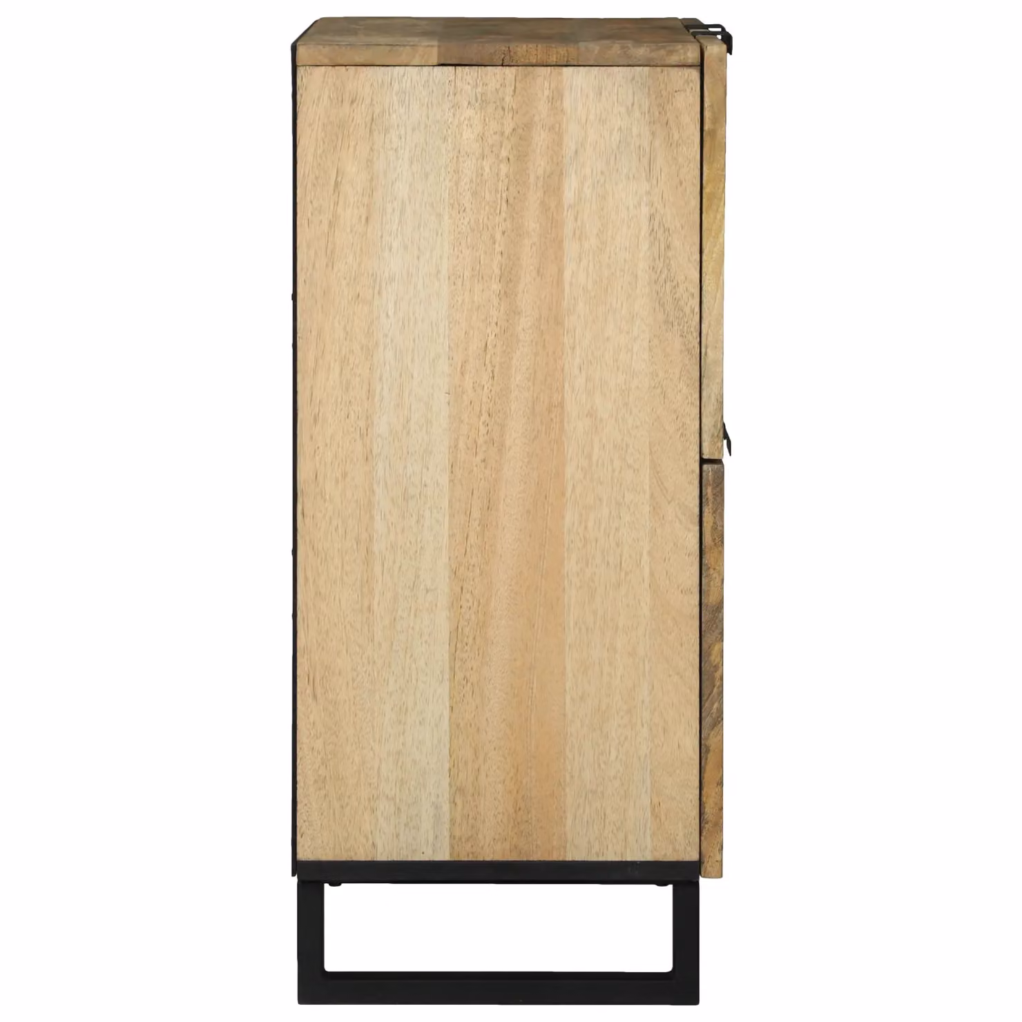 Berkfield Home Modern Sideboard in Brown, Made of Solid Mango Wood and MDF, W/D/H: 60 x 33.5 x 75 cm – 4