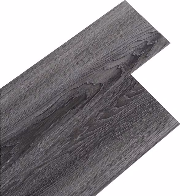 Garden Sanctuary Rustic Wood Look Self-Adhesive Vinyl Plank Flooring in Grey