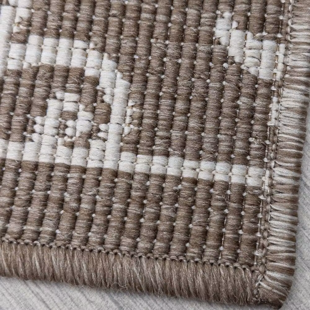 runrug Ivy Reversible Floral Carpet Runner Rug in Beige, W: 60 cm, L: 240 cm – 2