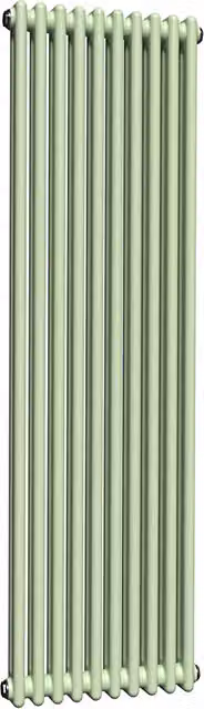 Lux Heat Vertical Coloured Column Radiator in Mint Ice Cream, H 150 cm x W 47 cm
