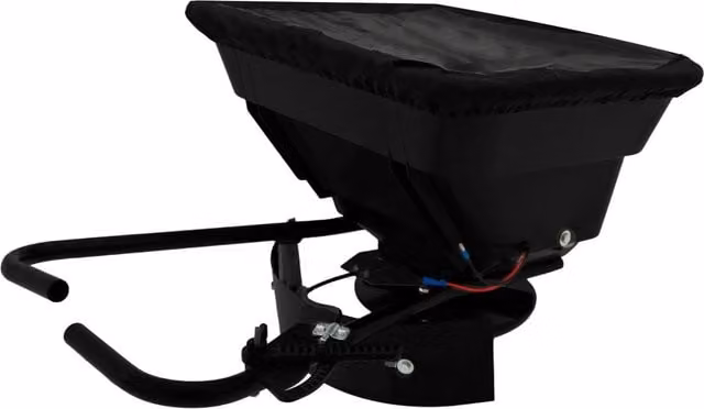 T-Mech ATV Mounted Spreader in Black with Rechargeable Battery