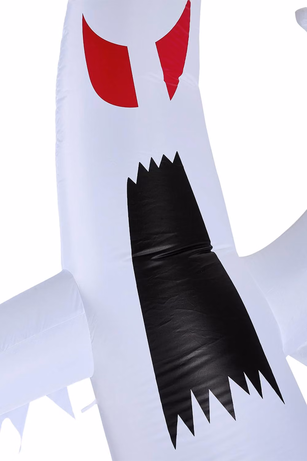 H&O Direct 8ft Inflatable Halloween Ghost with LED Lights in White and Multicolour – 2